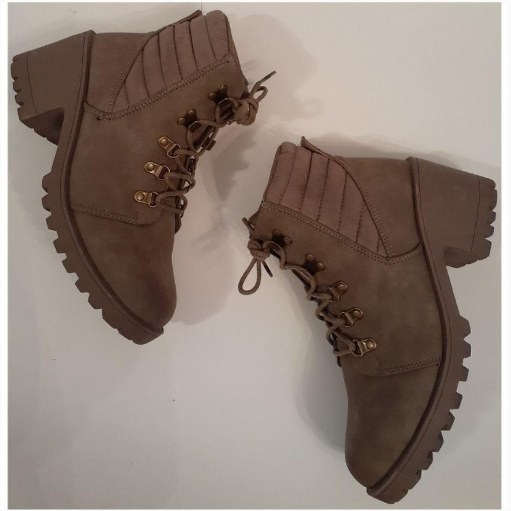 🔵|Suade Hiker Boots|50%OFF